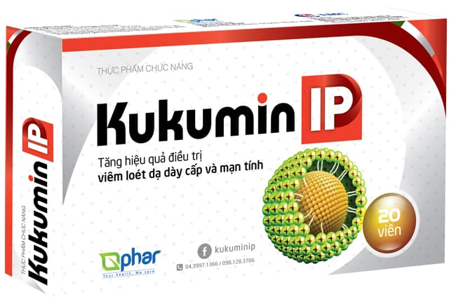 Kukumin IP, viêm loét dạ dày, viêm loét dạ dày cấp và mạn tính